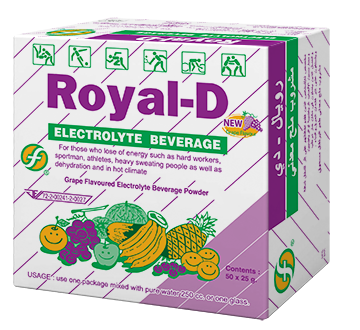 Royal-D Electrolyte Beverage รอแยล-ดีเครื่องดื่มเกลือแร่